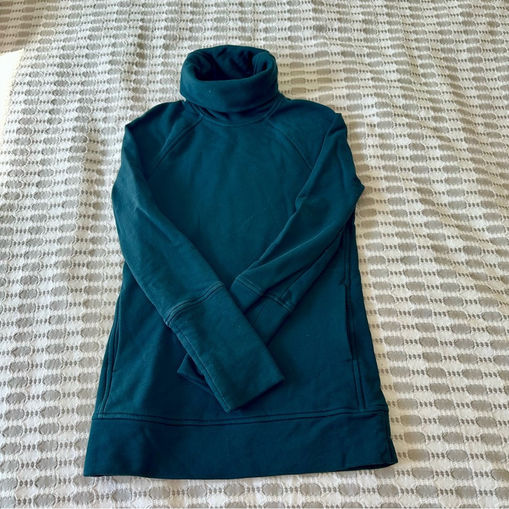 Lululemon Teal Turtleneck Sweater